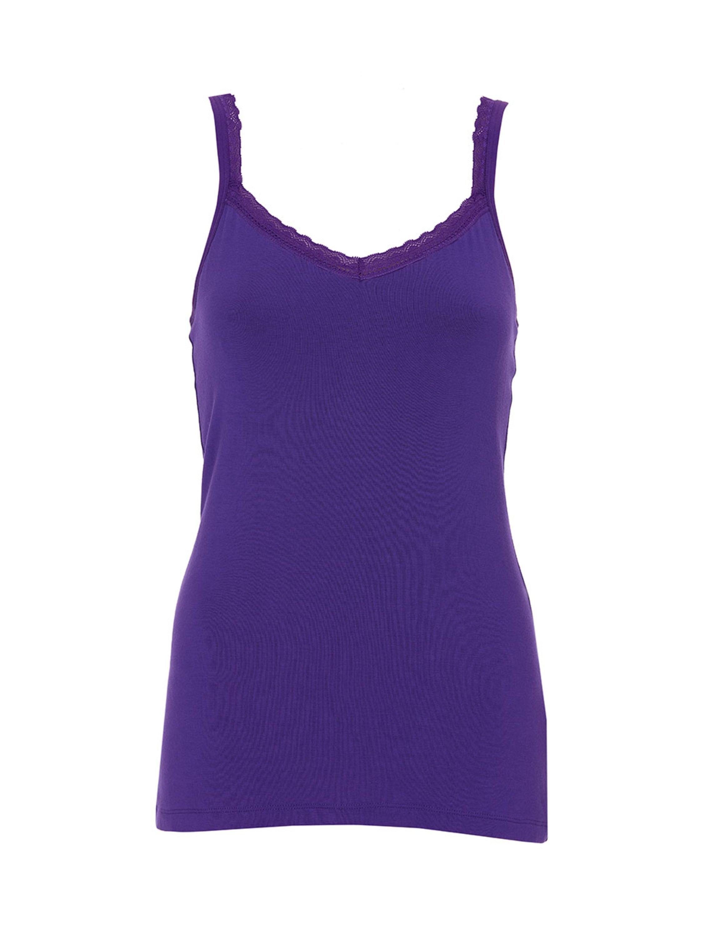 Product image 4 of 4, which shows Cyberjammies Evolet Hidden Support Vest Top, Purple, 6