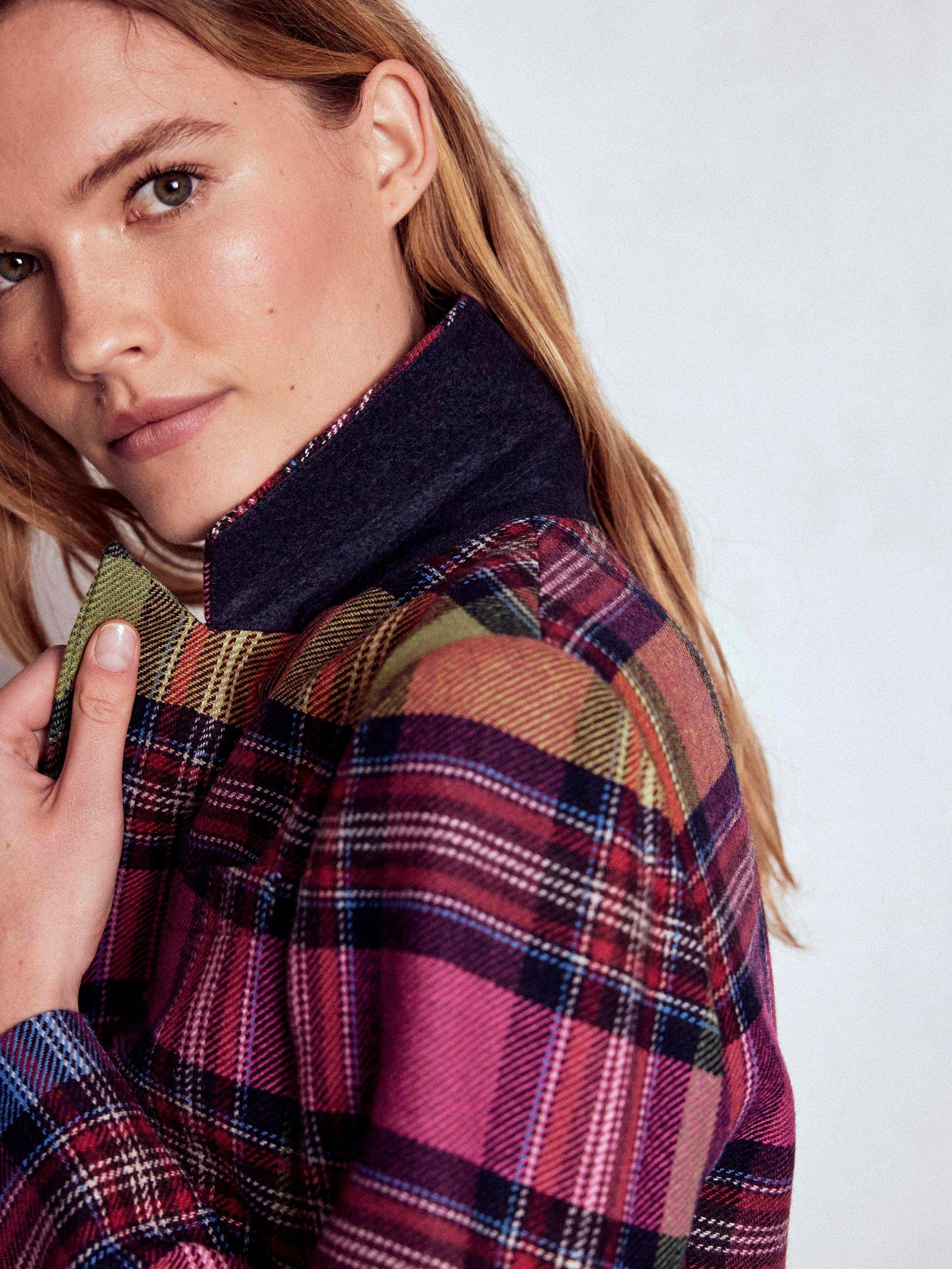 Product image 3 of 7, which shows Boden Woodbridge Wool Blend Check Blazer, Multi, 8