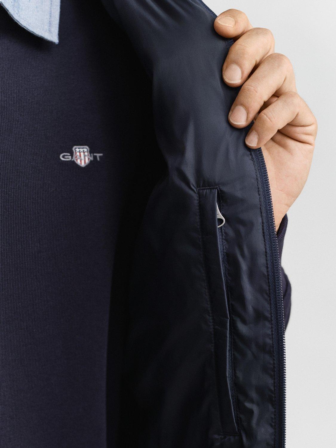 Product image 5 of 7, which shows GANT Lightweight Padded Gilet, Evening Blue, S