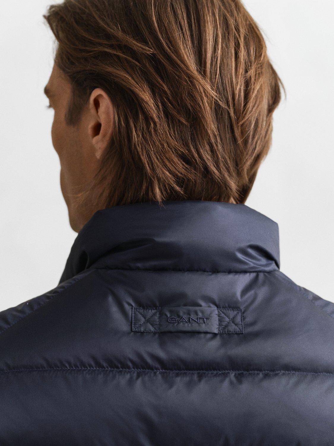 Product image 6 of 7, which shows GANT Lightweight Padded Gilet, Evening Blue, S