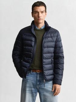 GANT Light Down Puffer Jacket, Evening Blue, Evening Blue