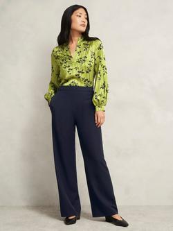 Hobbs Marina Tailored Mid Rise Trousers, Navy