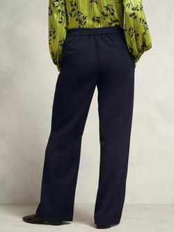 Hobbs Marina Tailored Mid Rise Trousers - view 2, Navy