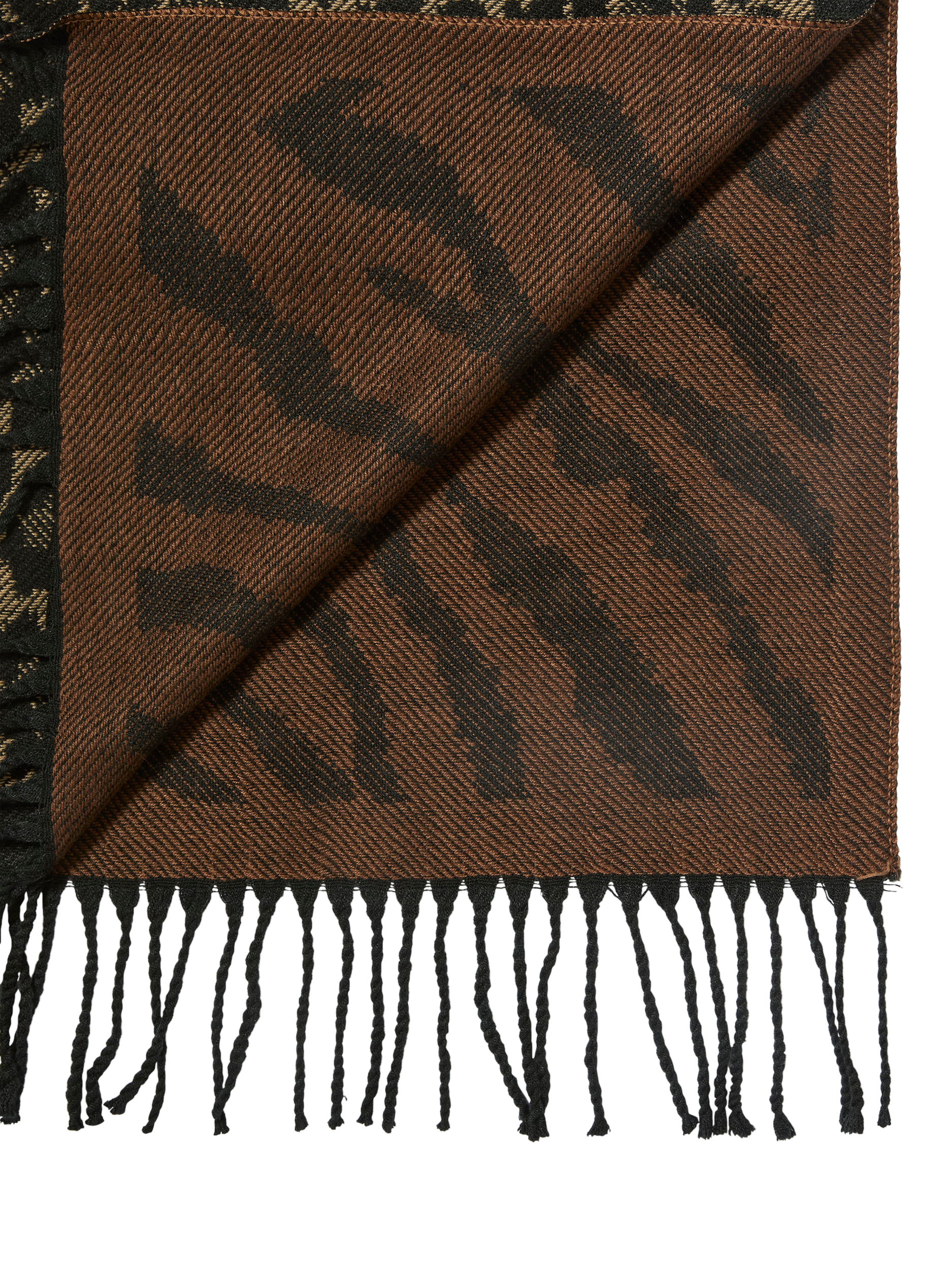 Product image 2 of 3, which shows James Lakeland Leopard Print Scarf, Camel