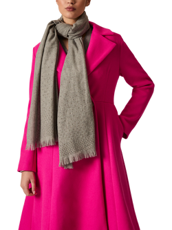 James Lakeland Swarovski Studded Scarf, Grey