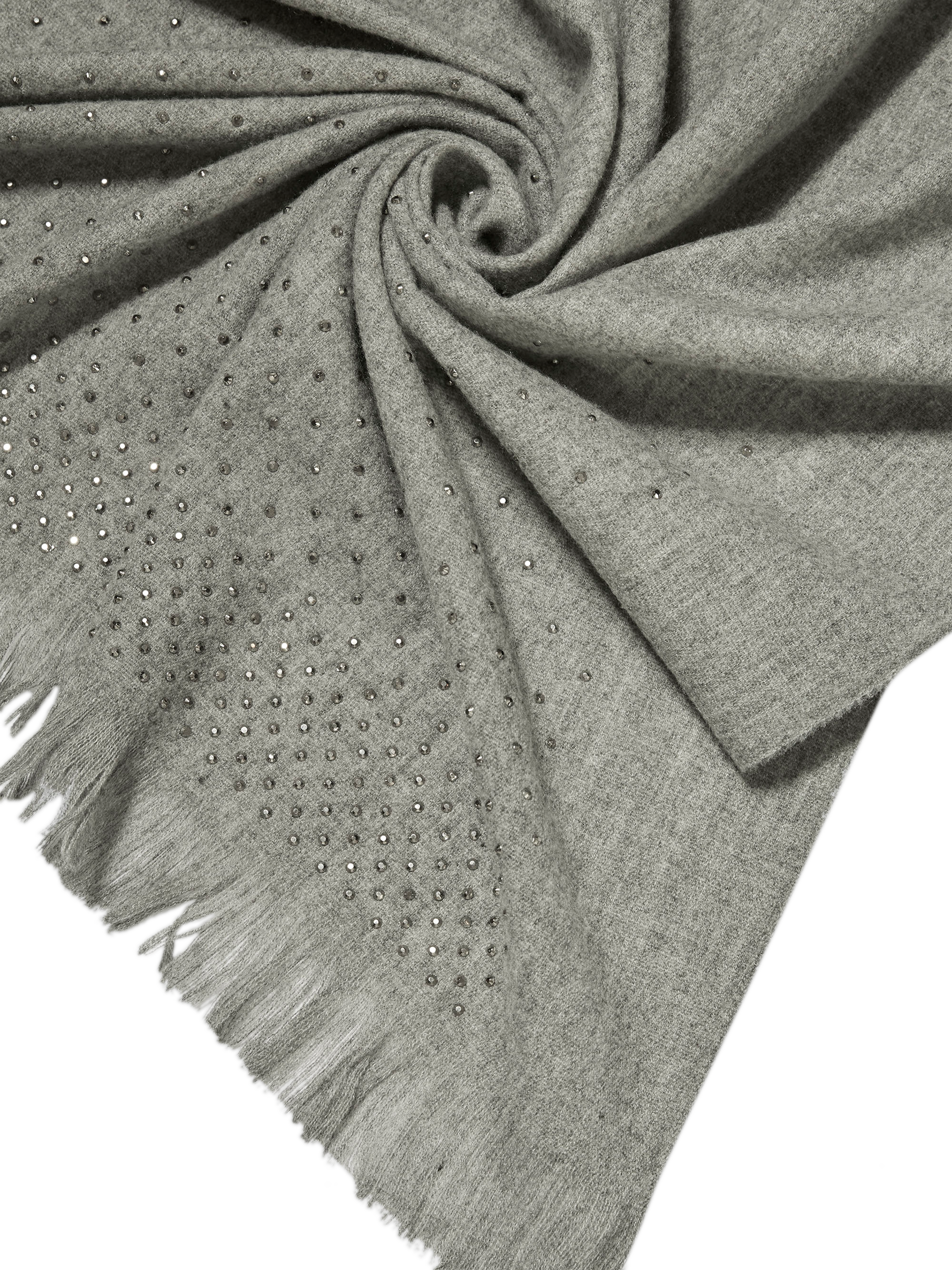 Product image 2 of 3, which shows James Lakeland Swarovski Studded Scarf, Grey, One Size