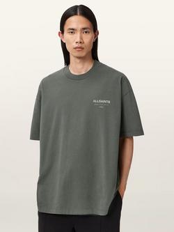 AllSaints Underground T-Shirt, Garnet Green