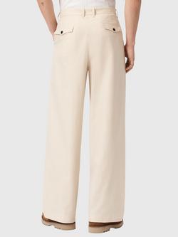 AllSaints Conway Cotton Blend Trousers - view 2, Sandshell Taupe