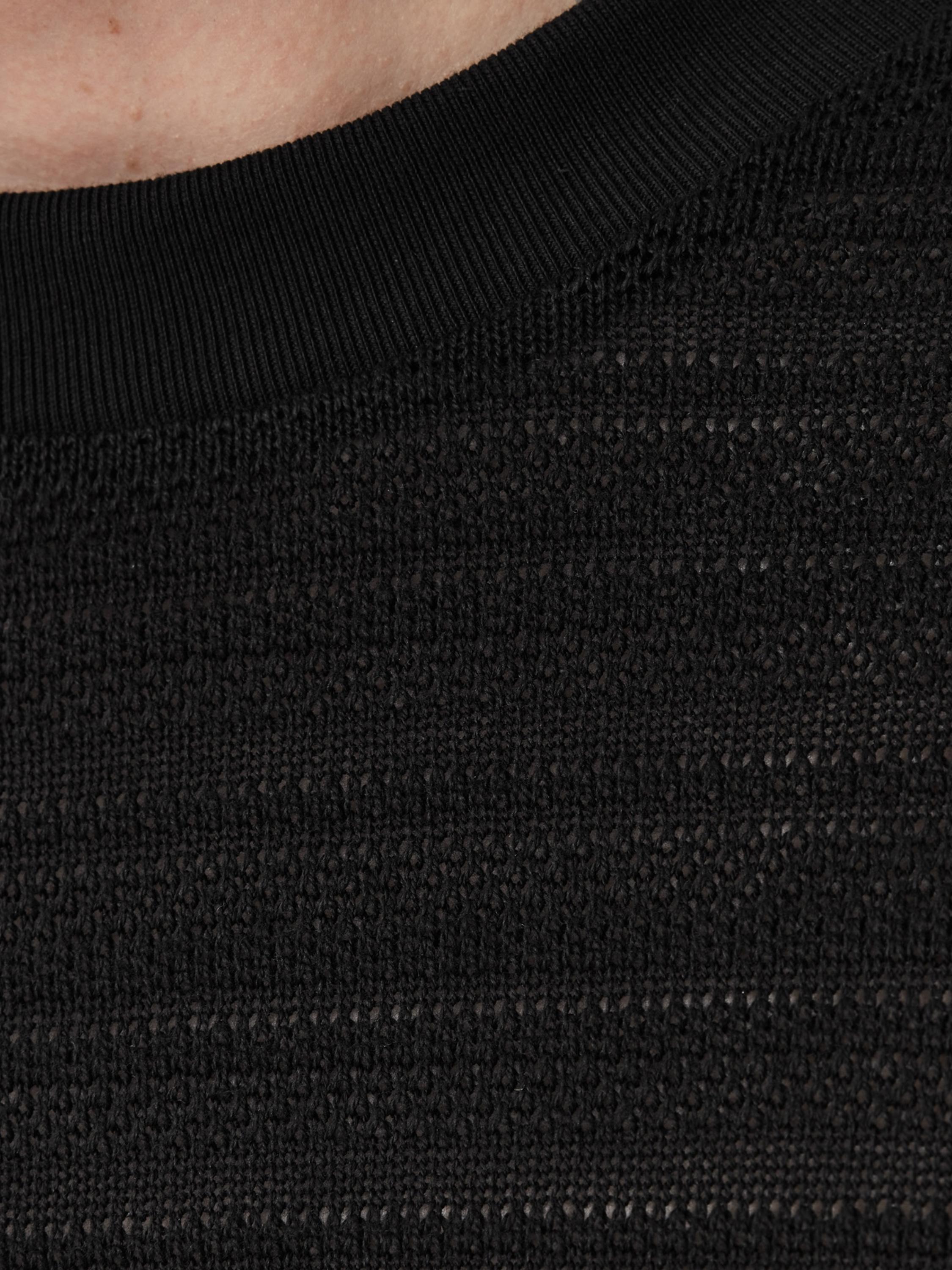 Product image 5 of 6, which shows AllSaints Cove Cotton Jersey Top, Jet Black, XS