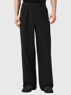 AllSaints Conway Cotton Blend Trousers, Black