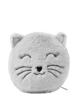 Angels by Accessorize Kids' Travel Pillow and Eye Mask Set, Grey, Grey