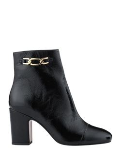 Jones Bootmaker Kamari Patent Leather Ankle Boots, Black, Black