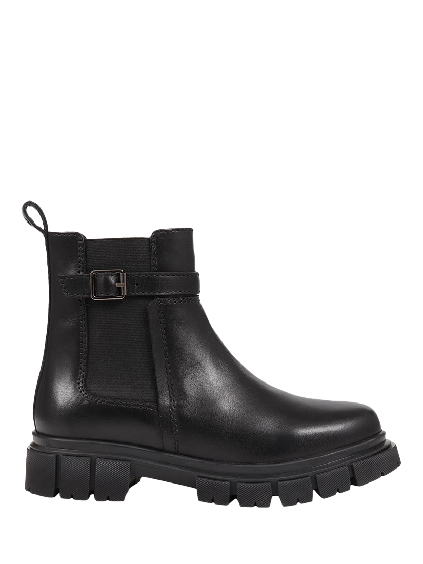 Product image 1 of 5, which shows Jones Bootmaker Maelee Leather Ankle Boots, Black, 7