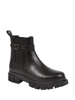 Jones Bootmaker Maelee Leather Ankle Boots, Black - view 2, Black