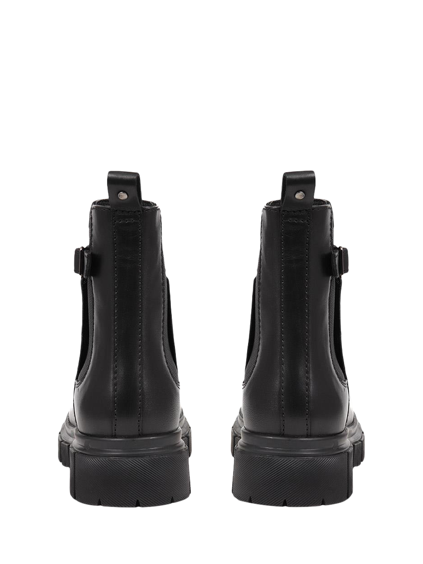 Product image 3 of 5, which shows Jones Bootmaker Maelee Leather Ankle Boots, Black, 7