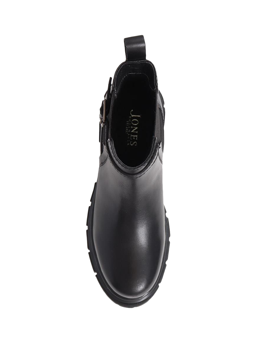 Product image 4 of 5, which shows Jones Bootmaker Maelee Leather Ankle Boots, Black, 7