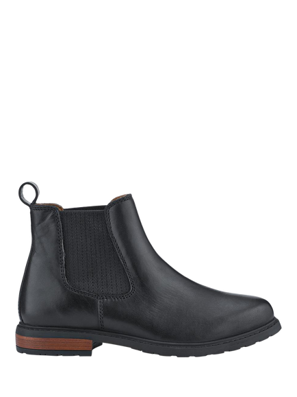 Jones Bootmaker Mayah Leather Chelsea Boots, Black