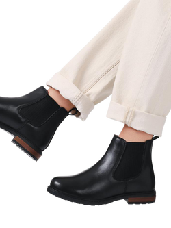 Jones Bootmaker Mayah Leather Chelsea Boots - view 2, Black