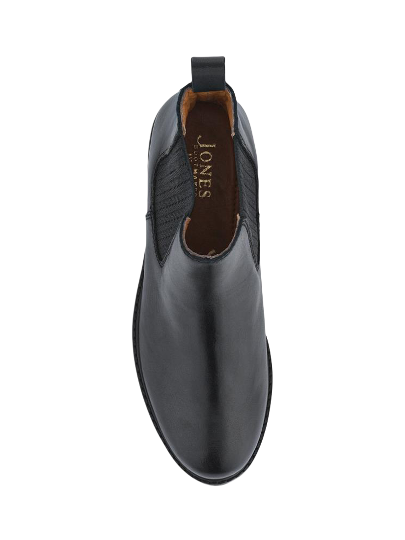 Product image 4 of 5, which shows Jones Bootmaker Mayah Leather Chelsea Boots, Black, 3