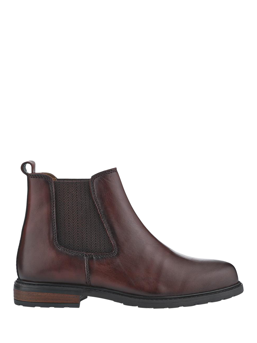 Product image 1 of 5, which shows Jones Bootmaker Mayah Leather Chelsea Boots, Burgundy, 3