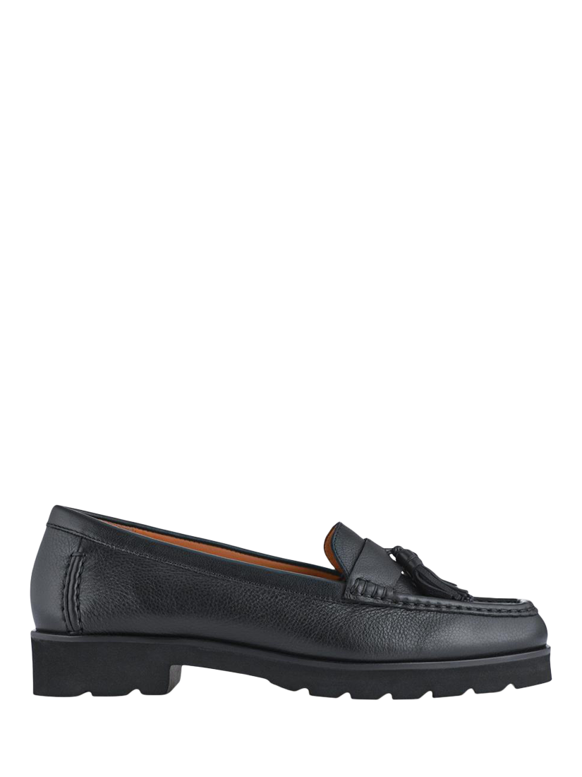 Product image 1 of 6, which shows Jones Bootmaker Geranium2 Patent Leather Loafers, Black, 4