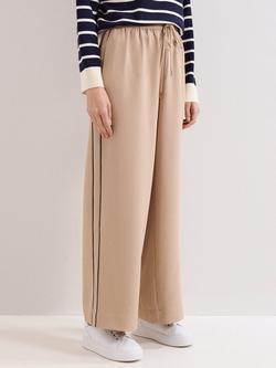 Phase Eight Skye Side Stripe Trousers, Camel