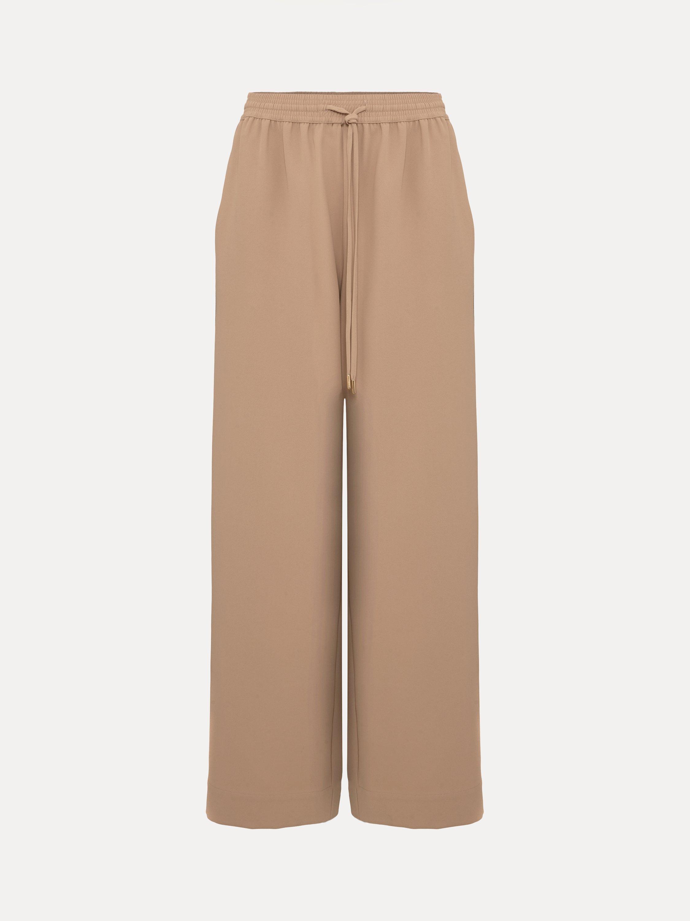 Product image 5 of 7, which shows Phase Eight Skye Side Stripe Trousers, Camel, 8