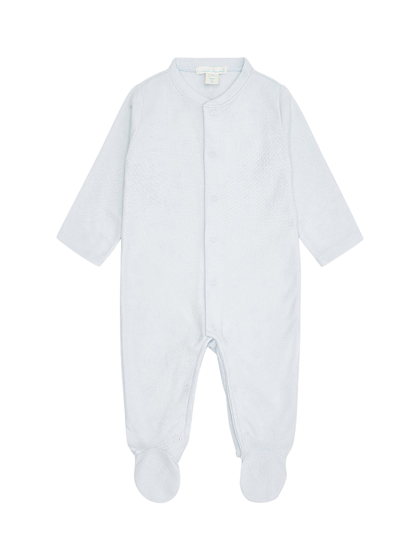 Product image 4 of 4, which shows Marie-Chantal Sleep & Snuggle Pointelle Gift Set, Blue, Newborn