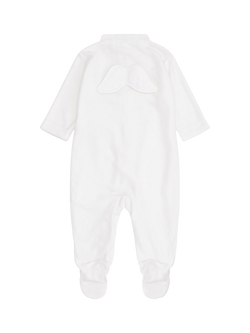 Marie-Chantal Sleep & Snuggle Velour Angel Wing Gift Set, White - view 2, White