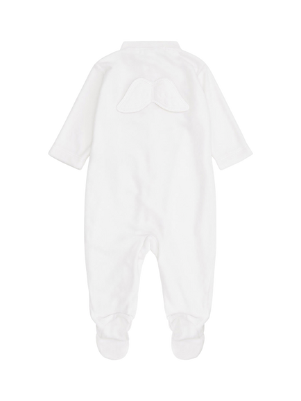 Marie-Chantal Sleep & Snuggle Velour Angel Wing Gift Set, White - view 2, White