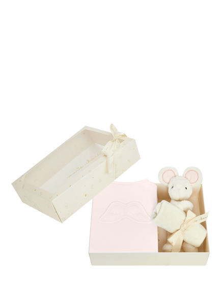 Marie-Chantal Sleep & Snuggle Pointelle Gift Set, Pink