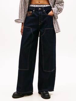 Tommy Hilfiger Charlie Knee Panel Loose Jeans, Dark/Multi, Dark/Multi