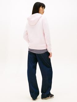 Tommy Hilfiger Embroidered Flag Fleece Hoodie, Light Pink - view 2, Light Pink