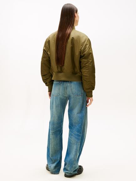 Tommy Hilfiger Essential Twill Bomber Jacket, Tundra Olive - view 2, Tundra Olive