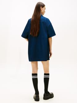 Tommy Hilfiger Patch Pocket Shirt Mini Dress, Dark Night Navy - view 2, Dark Night Navy