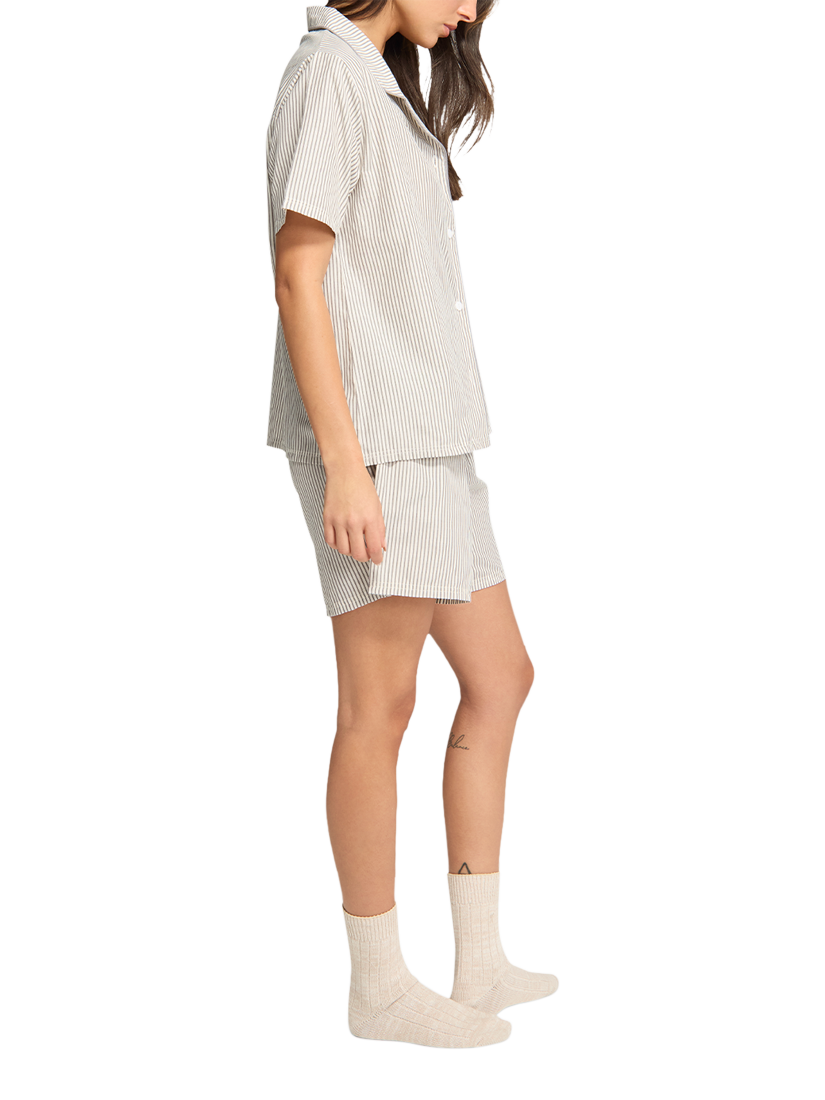 Product image 2 of 9, which shows Nudea The Short Pyjama Set, Grey, XS