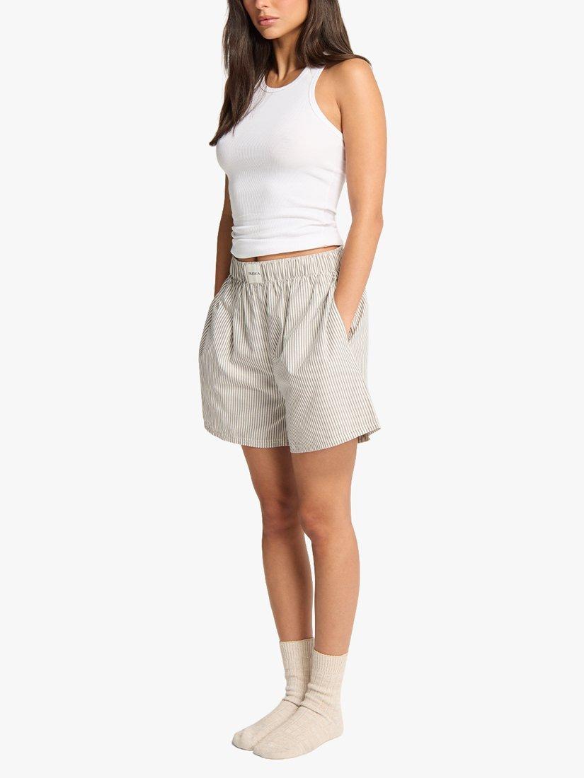 Product image 7 of 9, which shows Nudea The Short Pyjama Set, Grey, XS