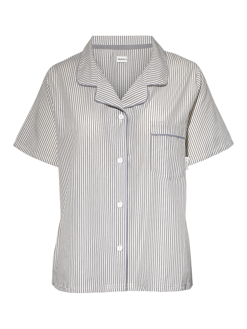 Product image 8 of 9, which shows Nudea The Short Pyjama Set, Grey, XS