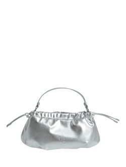 Smith & Soul Faux Leather Pouch Bag, Silver