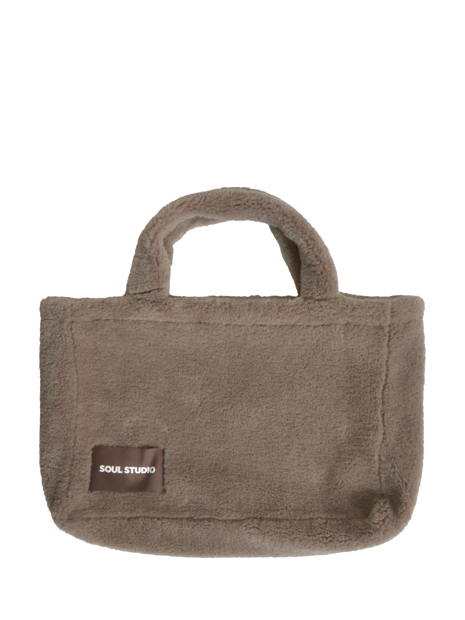 Product image 1 of 2, which shows Smith & Soul Teddy Shopper Bag, Taupe, One Size