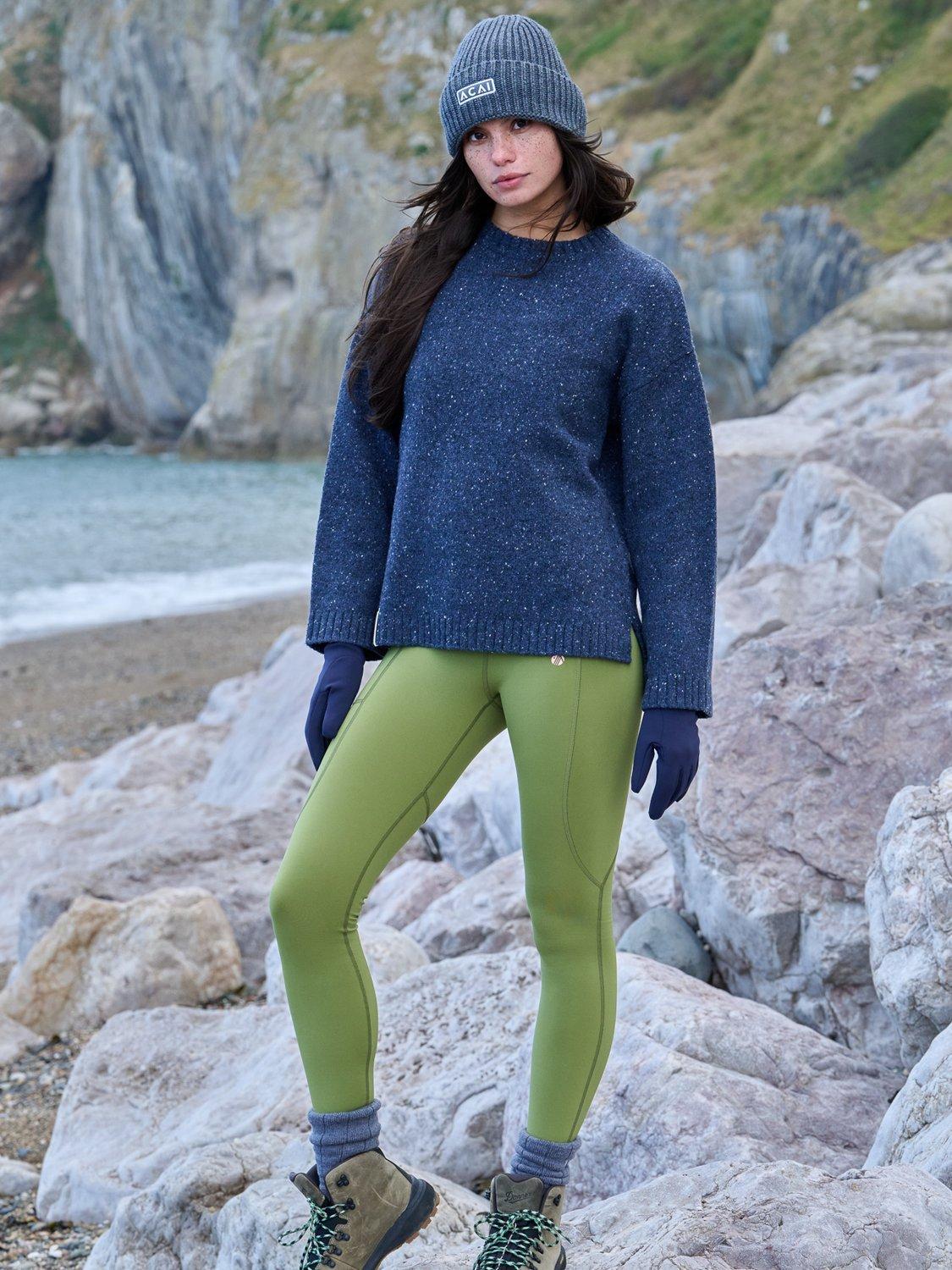 Product image 2 of 6, which shows ACAI Women's Dusk Wool Blend Knitted Jumper, Deep Navy, 6