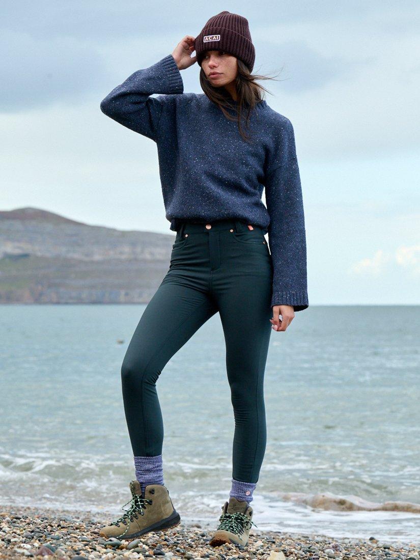 Product image 6 of 6, which shows ACAI Women's Dusk Wool Blend Knitted Jumper, Deep Navy, 6