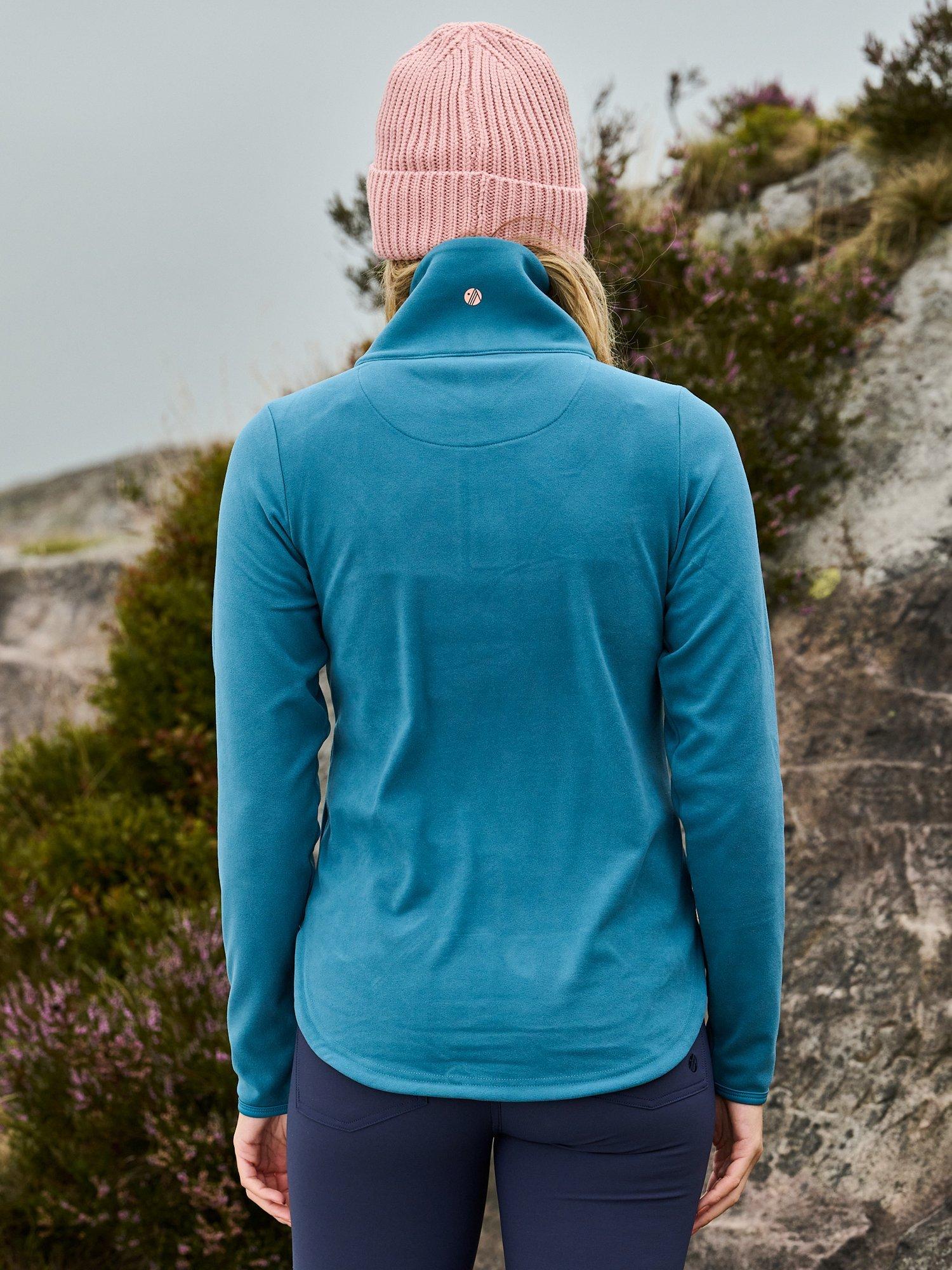 Product image 3 of 7, which shows ACAI Endurasoft Quarter Zip Top, Wild Fern, 6