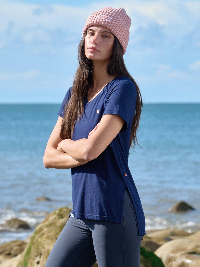 Product image 5 of 6, which shows ACAI Relax T-Shirt, Deep Navy, 6