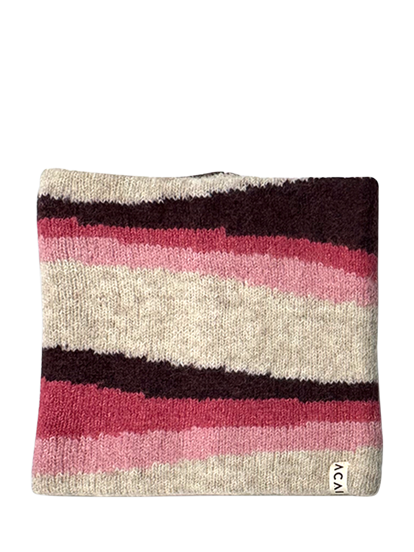 Product image 1 of 2, which shows ACAI Women's Dawn Mist Wool Blend Snood, Cabernet, One Size