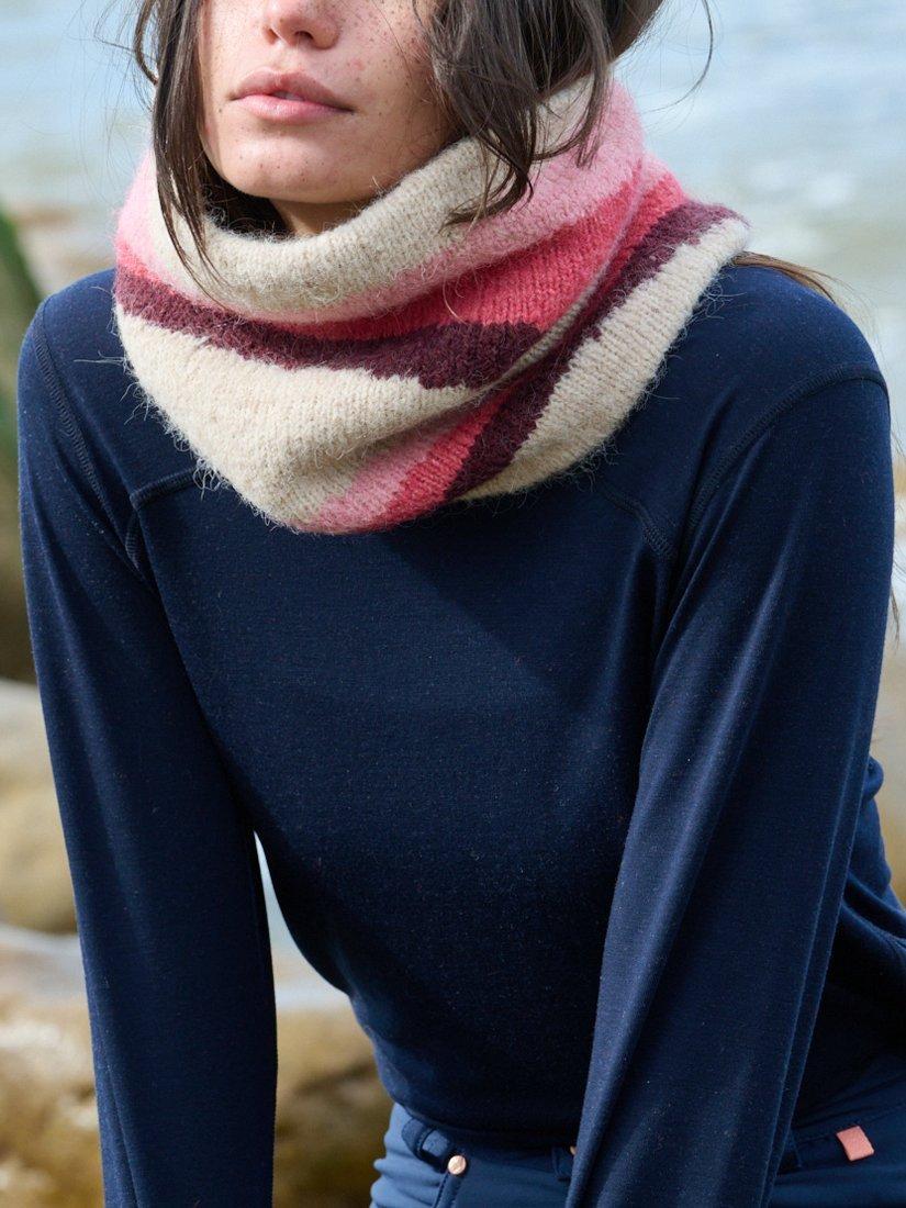 Product image 2 of 2, which shows ACAI Women's Dawn Mist Wool Blend Snood, Cabernet, One Size