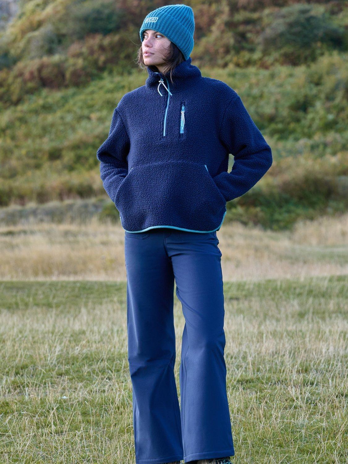 Product image 8 of 8, which shows ACAI Thermal Straight Leg Trousers , Deep Navy, 24R