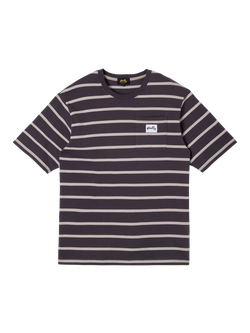 Stan Ray Stripe T-Shirt, Raven/Eucalyptus, Raven/Eucalyptus