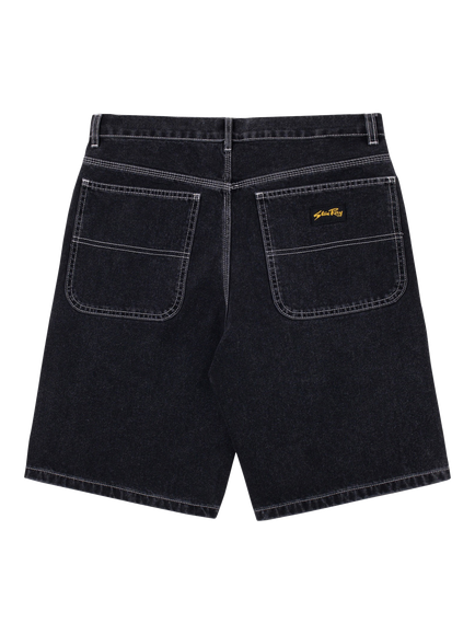 Stan Ray Loose Fit Denim Shorts, Washed Black Denim - view 2, Washed Black Denim