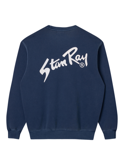 Stan Ray OG Crew Neck Jersey Top, Navy - view 2, Navy